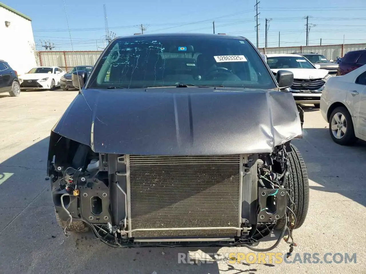5 fotografías del automóvil dañado 2C4RDGEG6KR600654 DODGE CARAVAN 2019