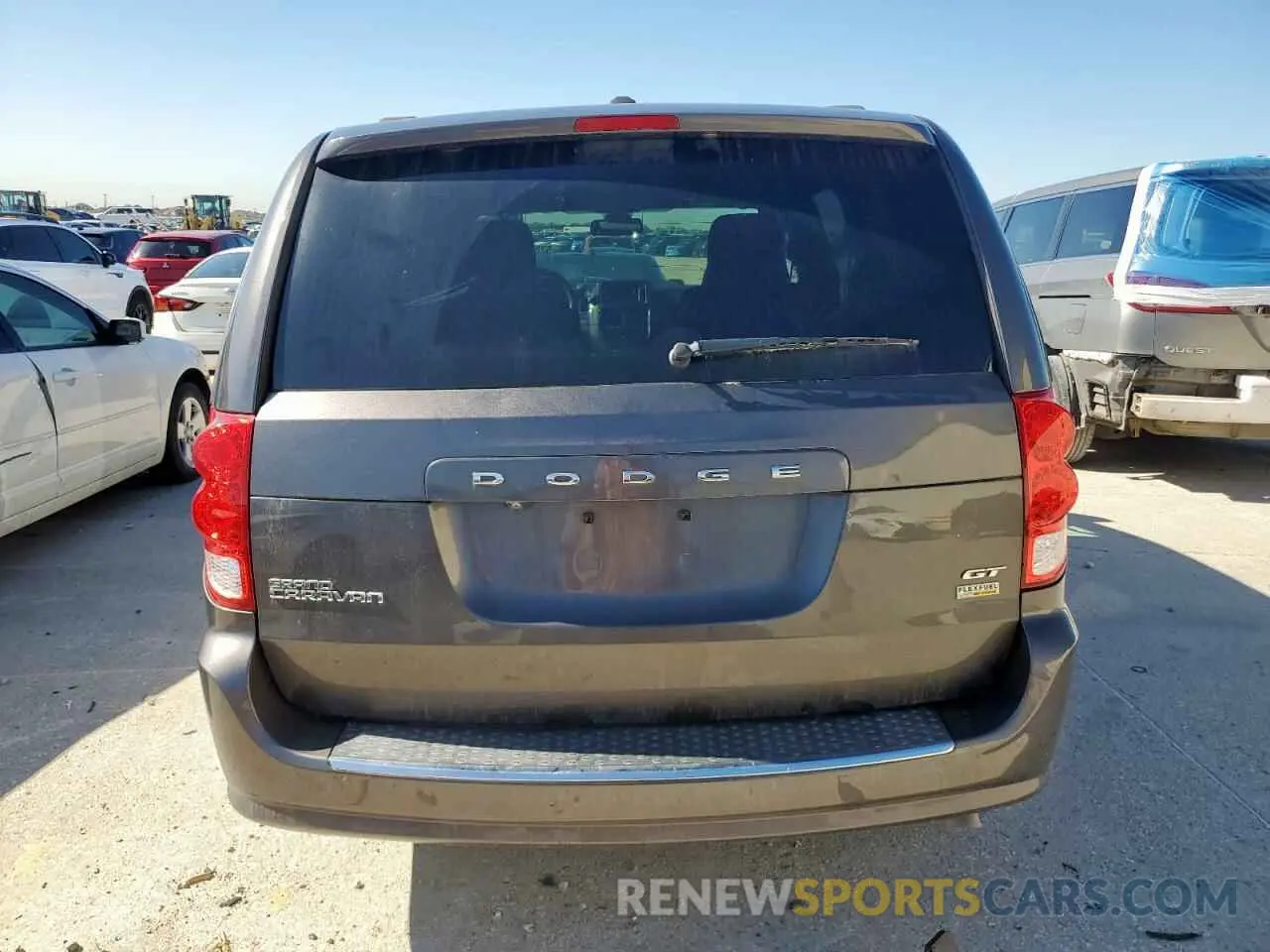 6 fotografías del automóvil dañado 2C4RDGEG6KR600654 DODGE CARAVAN 2019