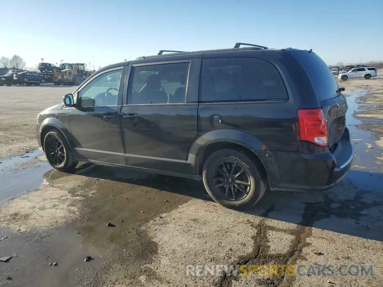 2 fotografías del automóvil dañado 2C4RDGEG6KR744558 DODGE CARAVAN 2019