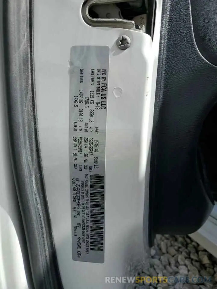 14 fotografías del automóvil dañado 2C4RDGEG6KR769945 DODGE CARAVAN 2019
