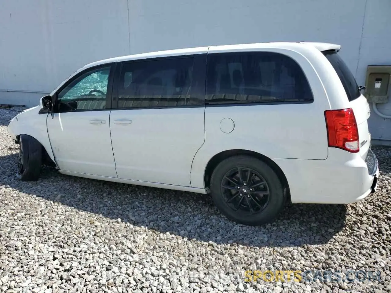 2 fotografías del automóvil dañado 2C4RDGEG6KR769945 DODGE CARAVAN 2019