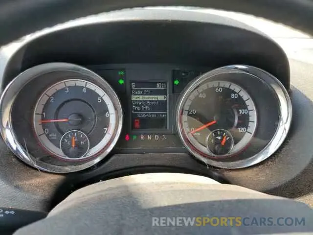 9 fotografías del automóvil dañado 2C4RDGEG7KR517217 DODGE CARAVAN 2019