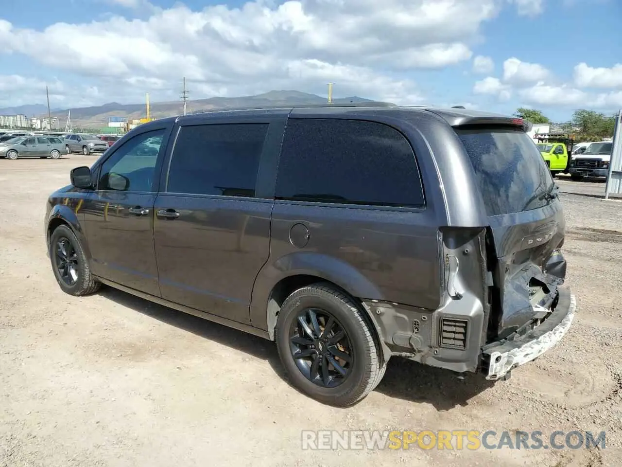 2 fotografías del automóvil dañado 2C4RDGEG7KR660538 DODGE CARAVAN 2019