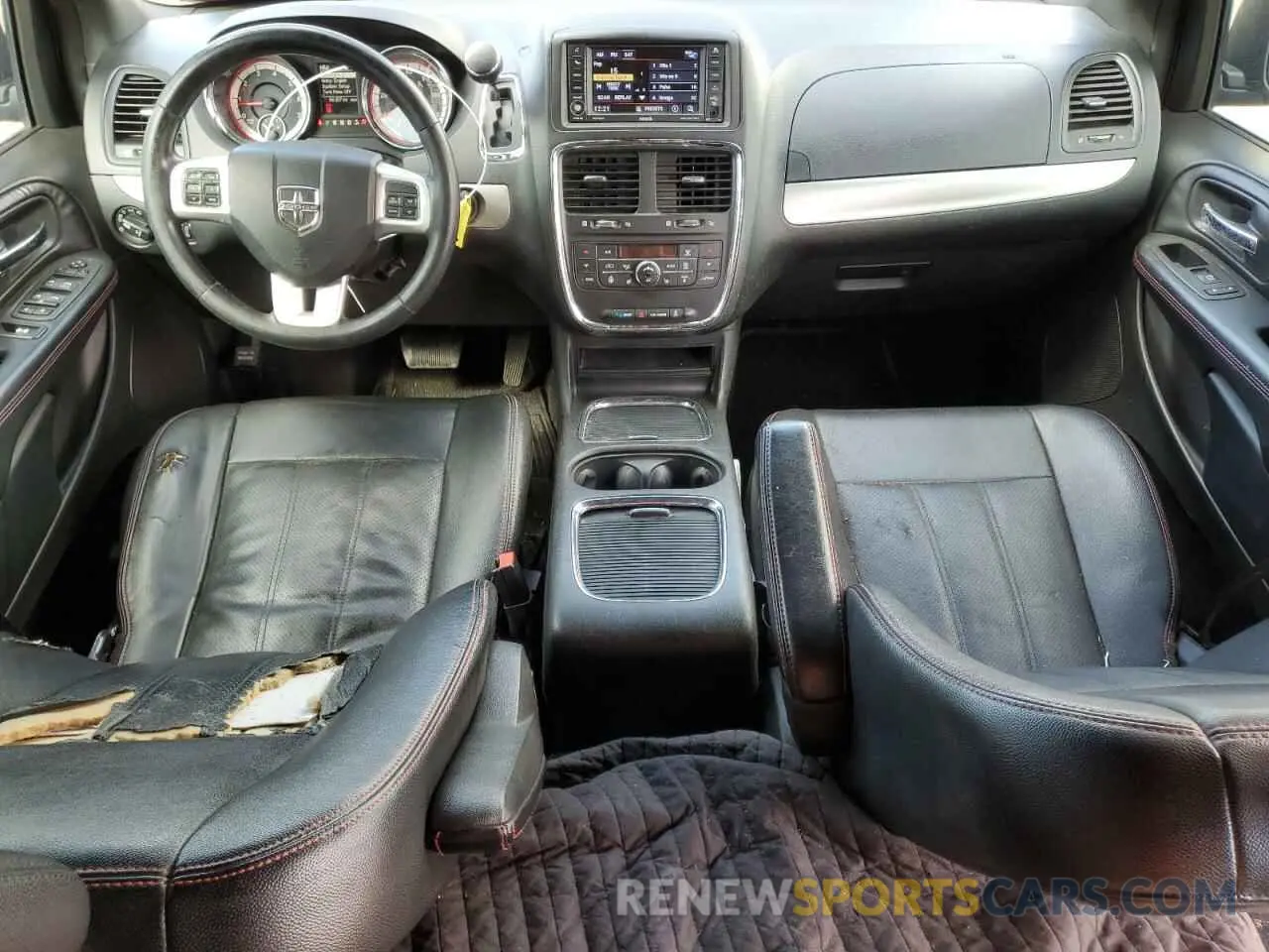 8 fotografías del automóvil dañado 2C4RDGEG7KR660538 DODGE CARAVAN 2019