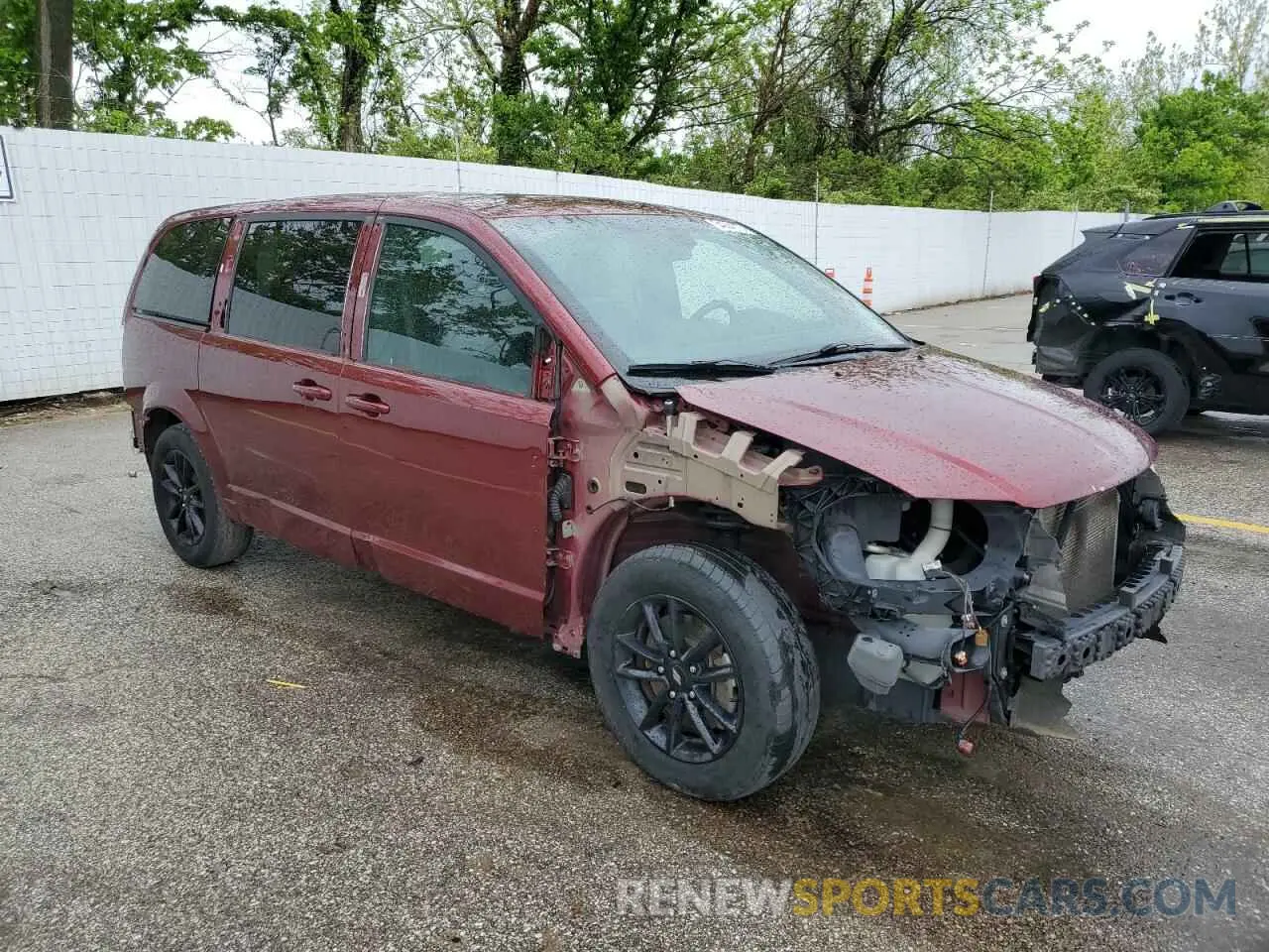 4 fotografías del automóvil dañado 2C4RDGEG7KR670230 DODGE CARAVAN 2019