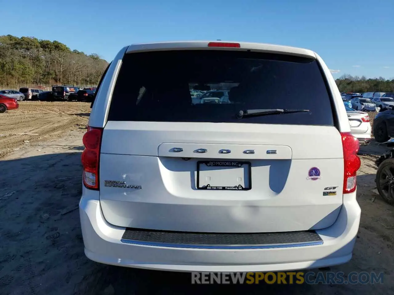6 fotografías del automóvil dañado 2C4RDGEG8KR519204 DODGE CARAVAN 2019