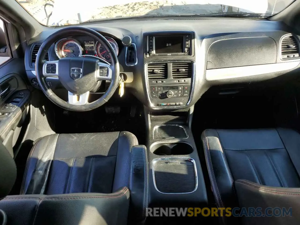 8 fotografías del automóvil dañado 2C4RDGEG8KR519204 DODGE CARAVAN 2019