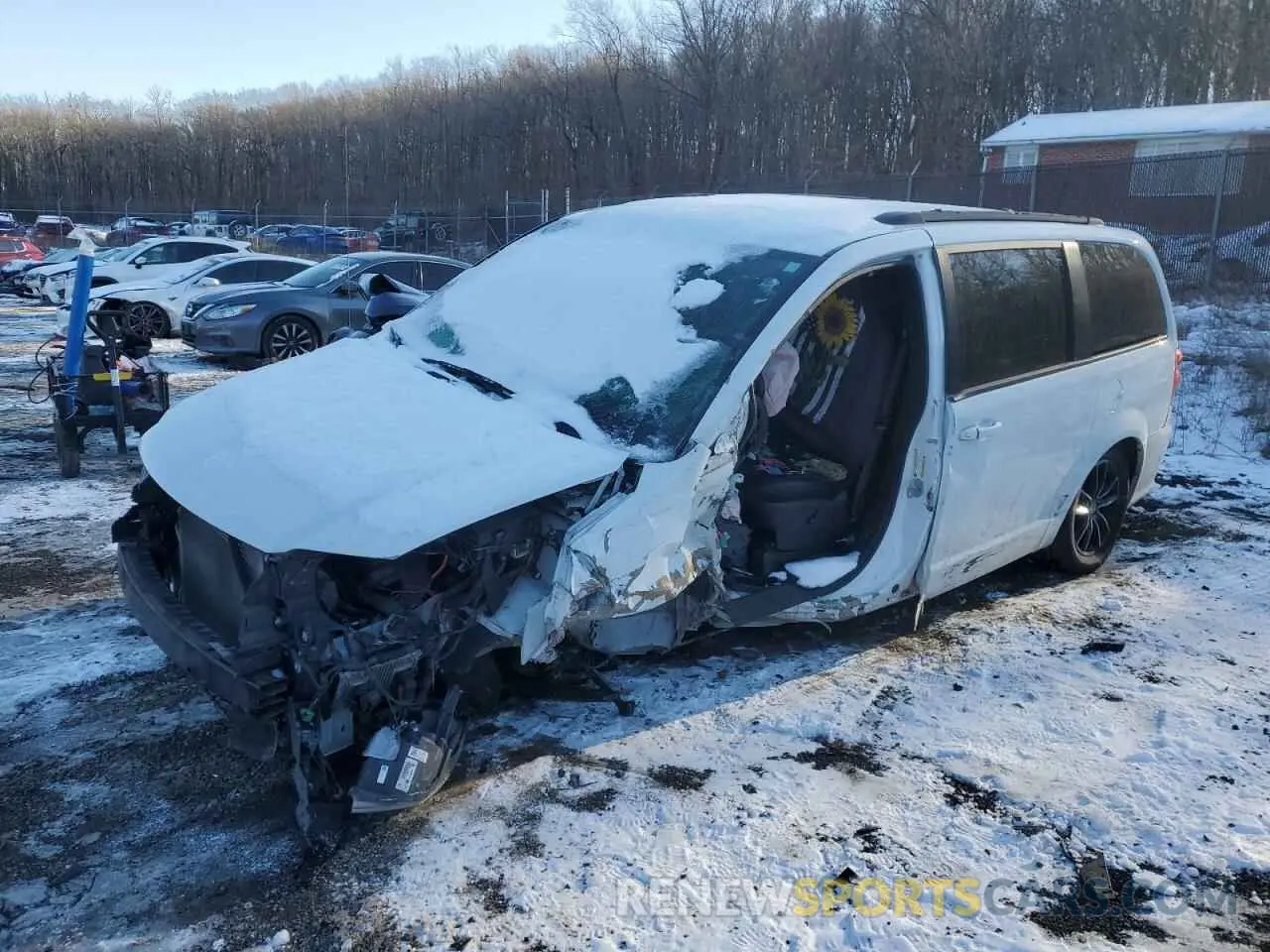 1 fotografías del automóvil dañado 2C4RDGEG9KR513606 DODGE CARAVAN 2019
