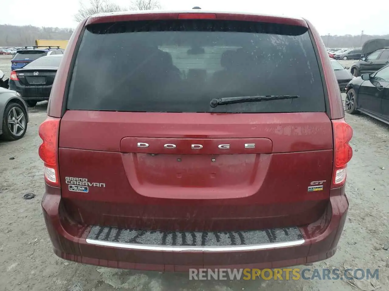 6 fotografías del automóvil dañado 2C4RDGEG9KR529594 DODGE CARAVAN 2019
