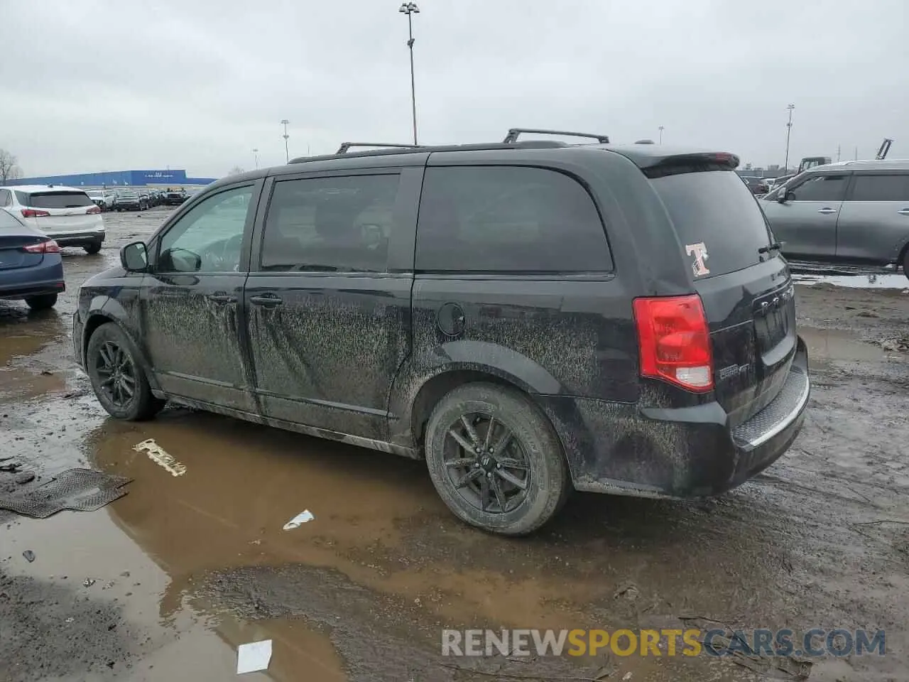 2 fotografías del automóvil dañado 2C4RDGEG9KR690558 DODGE CARAVAN 2019