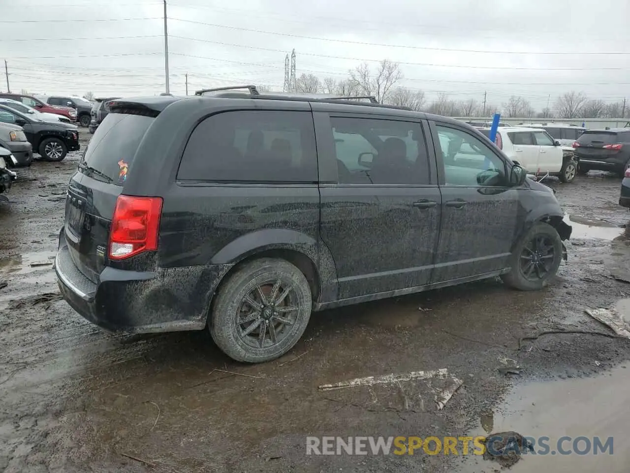 3 fotografías del automóvil dañado 2C4RDGEG9KR690558 DODGE CARAVAN 2019