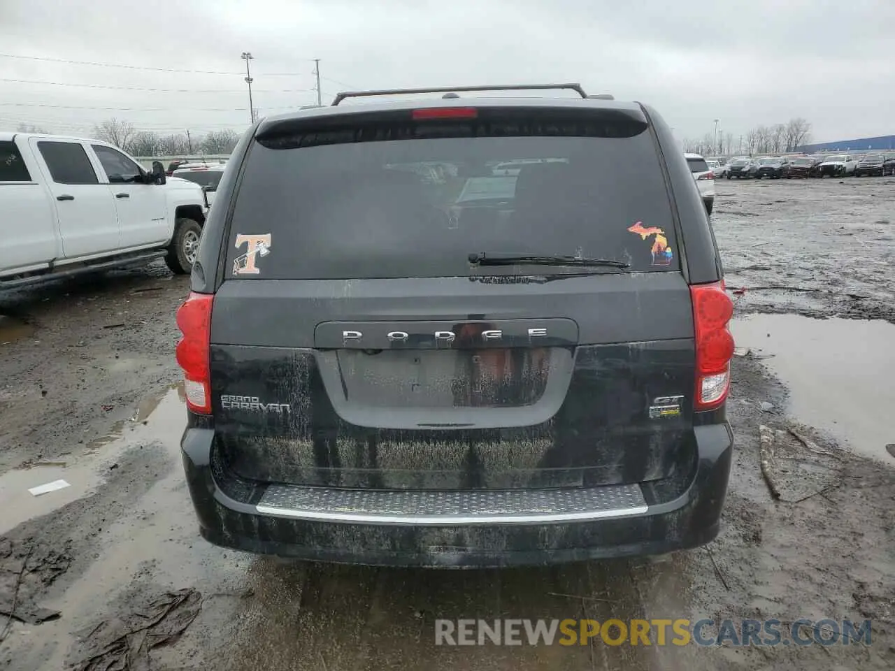 6 fotografías del automóvil dañado 2C4RDGEG9KR690558 DODGE CARAVAN 2019
