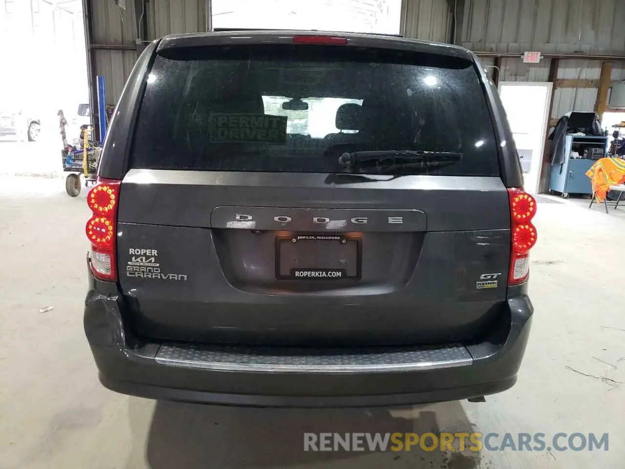 6 fotografías del automóvil dañado 2C4RDGEG9KR694822 DODGE CARAVAN 2019