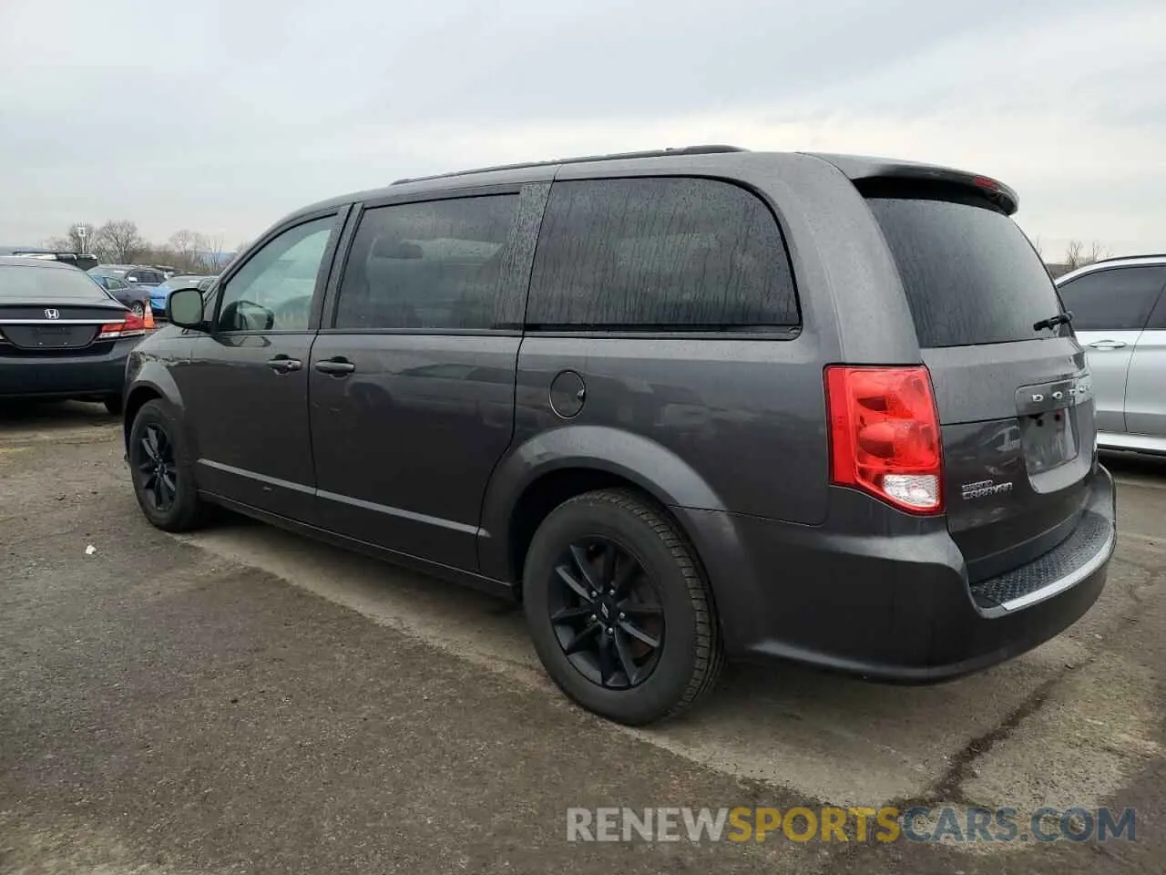 2 fotografías del automóvil dañado 2C4RDGEG9KR723784 DODGE CARAVAN 2019