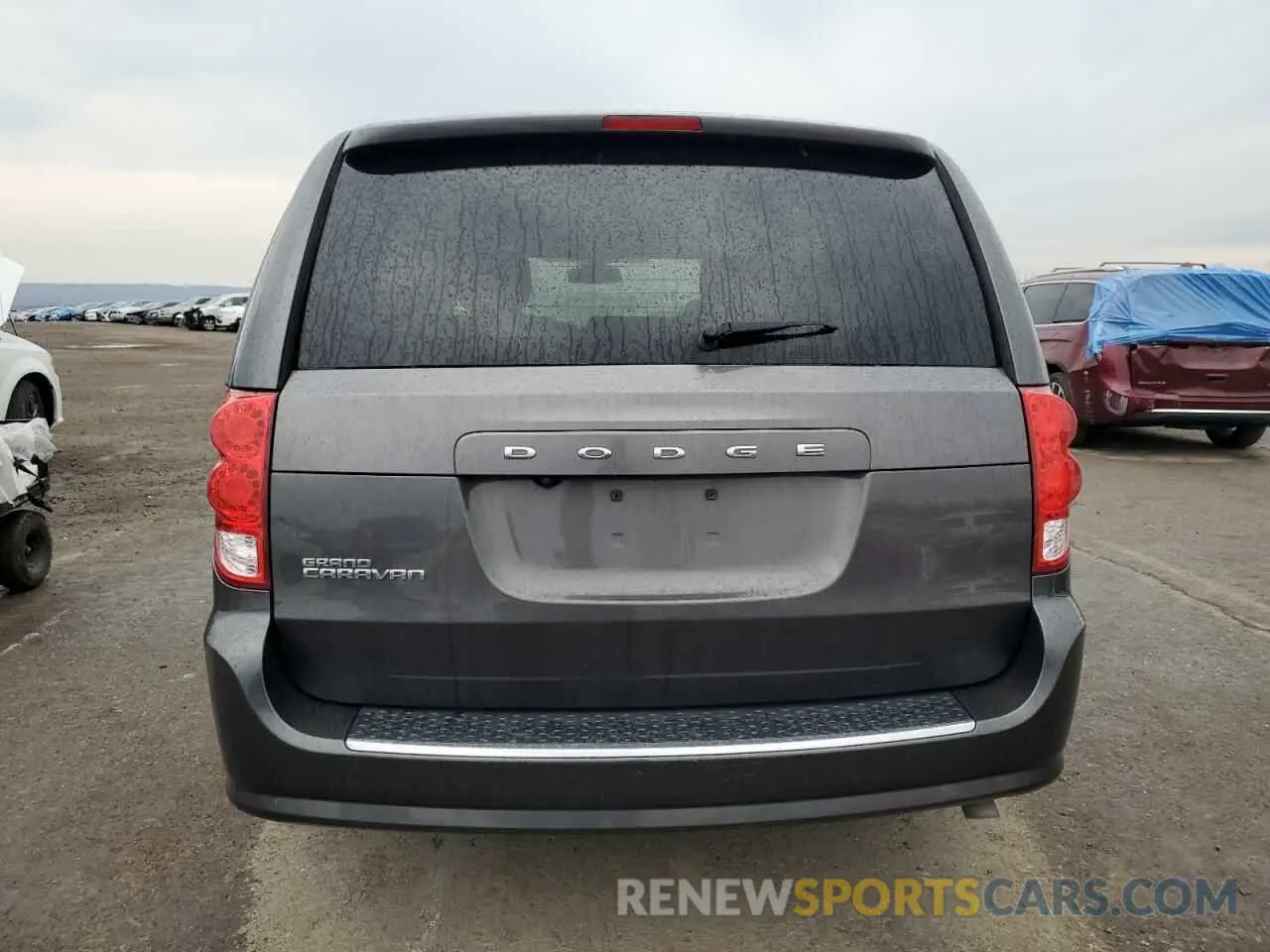6 fotografías del automóvil dañado 2C4RDGEG9KR723784 DODGE CARAVAN 2019
