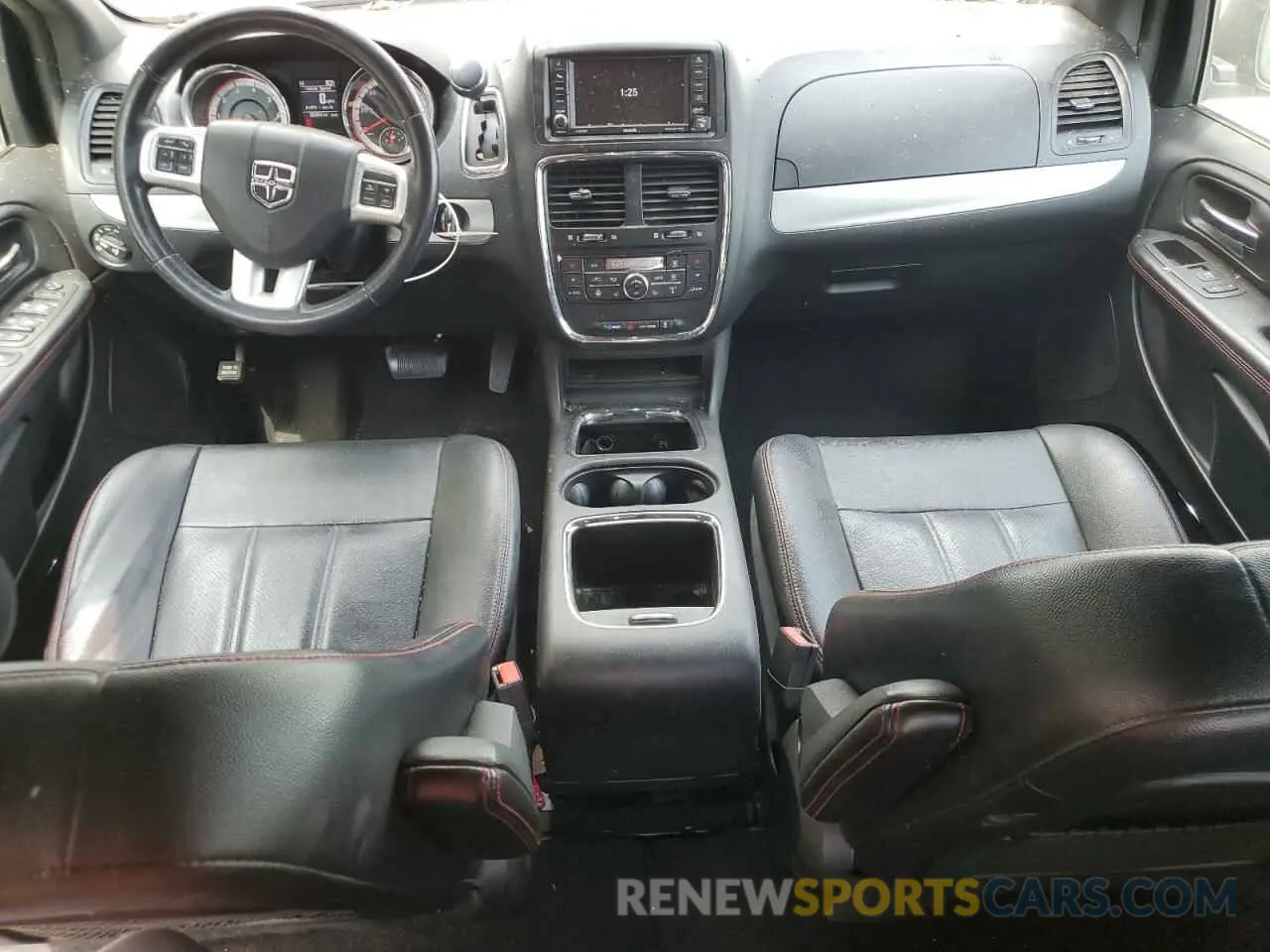 8 fotografías del automóvil dañado 2C4RDGEG9KR726085 DODGE CARAVAN 2019