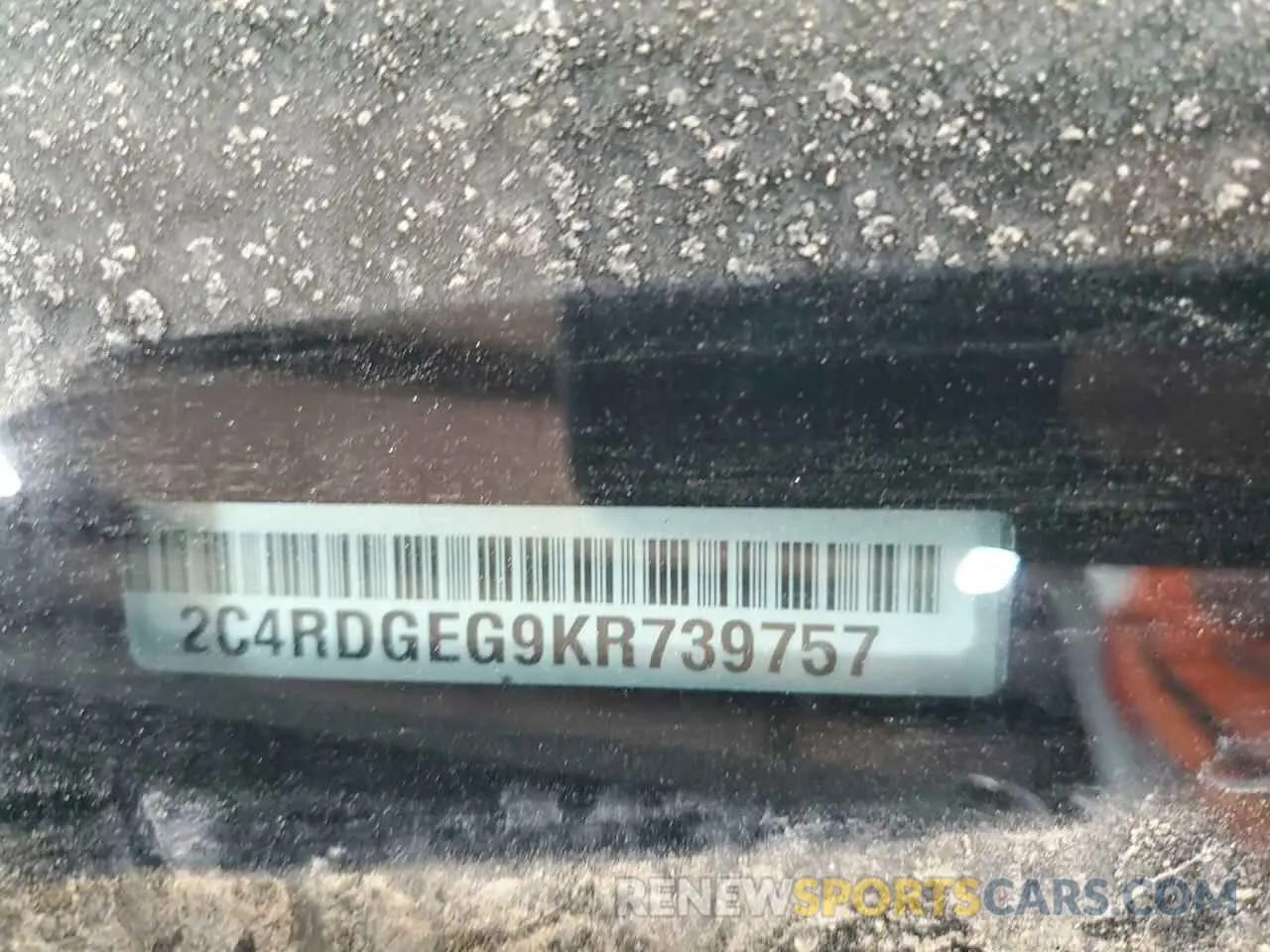 13 fotografías del automóvil dañado 2C4RDGEG9KR739757 DODGE CARAVAN 2019