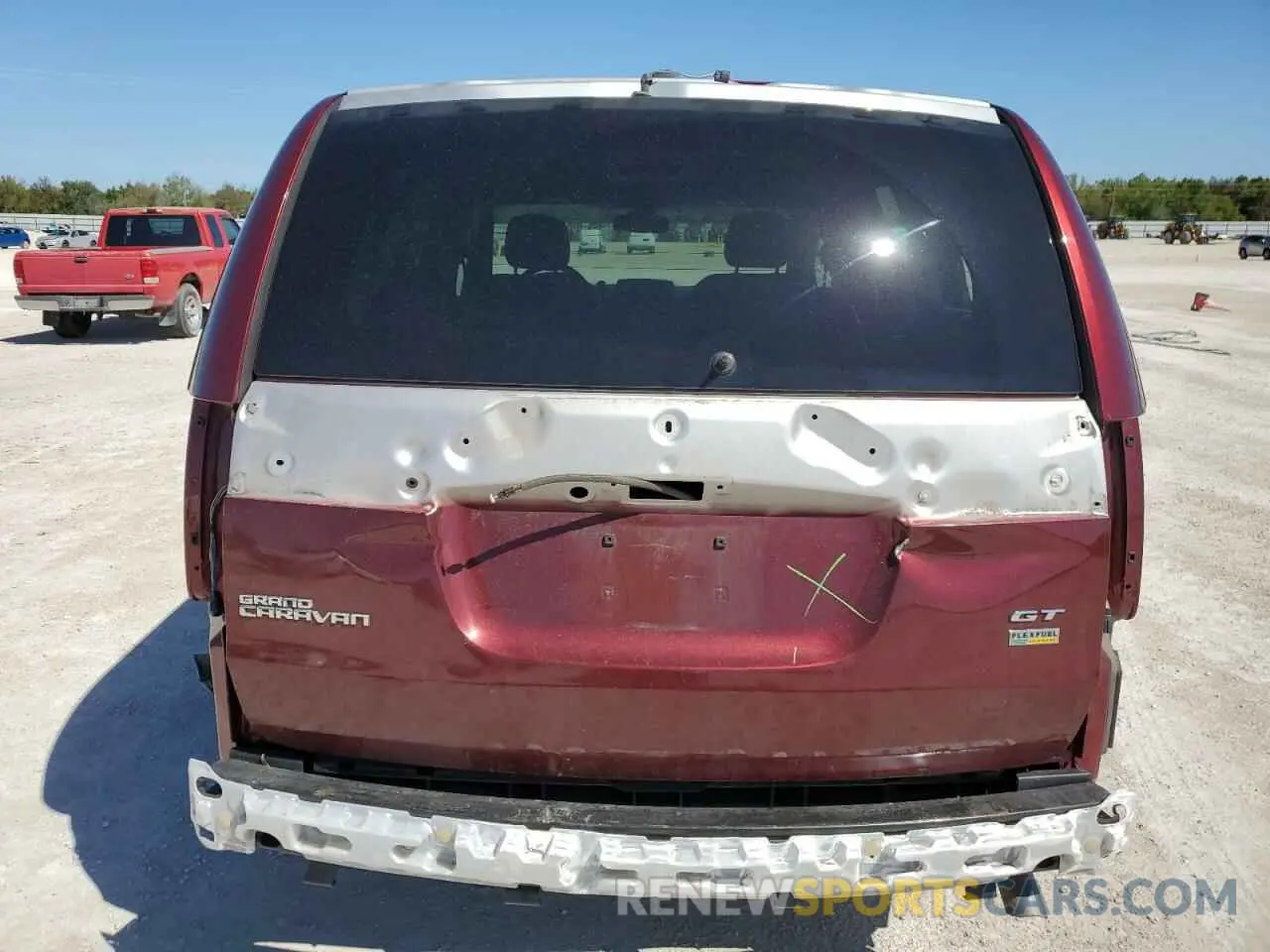 6 fotografías del automóvil dañado 2C4RDGEG9KR785878 DODGE CARAVAN 2019