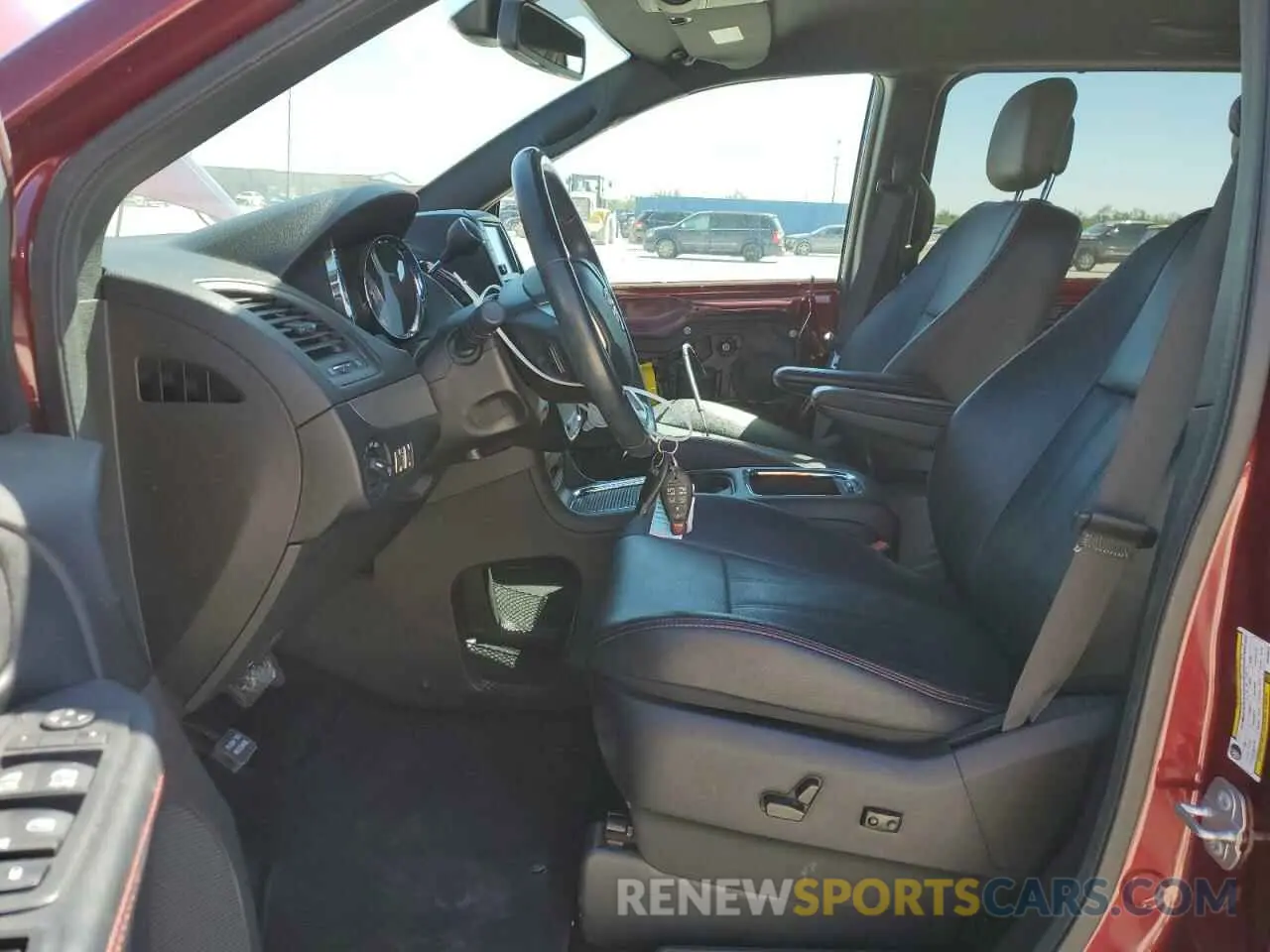 7 fotografías del automóvil dañado 2C4RDGEG9KR785878 DODGE CARAVAN 2019