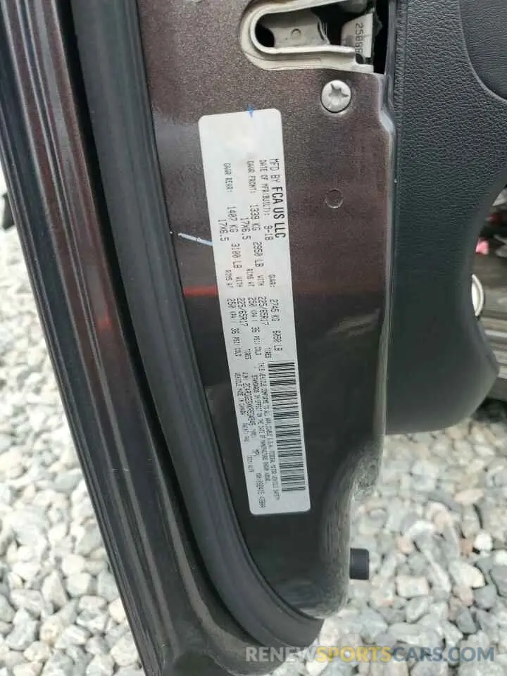 13 fotografías del automóvil dañado 2C4RDGEGXKR534545 DODGE CARAVAN 2019