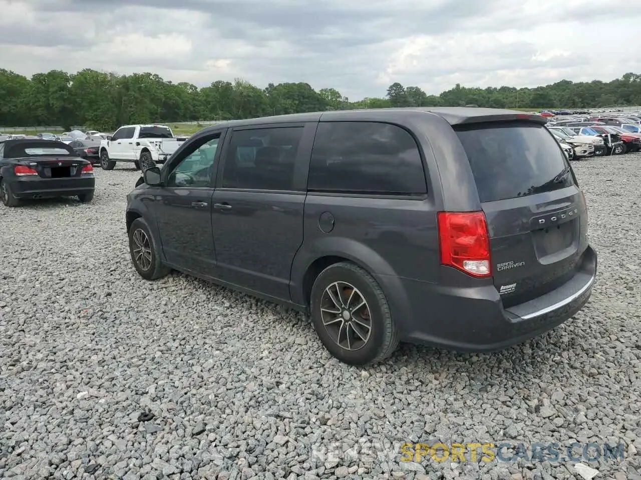 2 fotografías del automóvil dañado 2C4RDGEGXKR534545 DODGE CARAVAN 2019