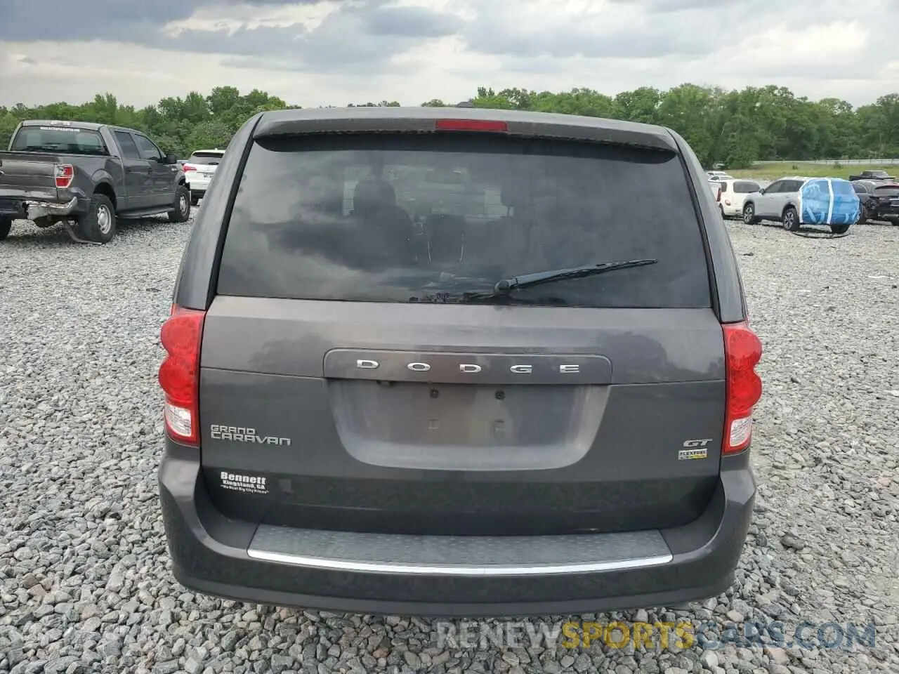 6 fotografías del automóvil dañado 2C4RDGEGXKR534545 DODGE CARAVAN 2019