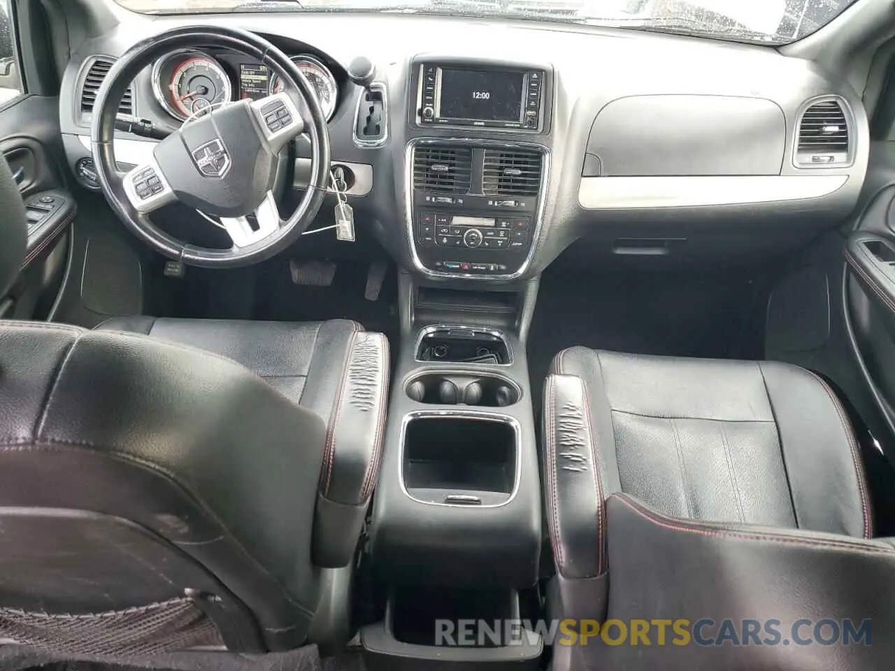 8 fotografías del automóvil dañado 2C4RDGEGXKR568078 DODGE CARAVAN 2019