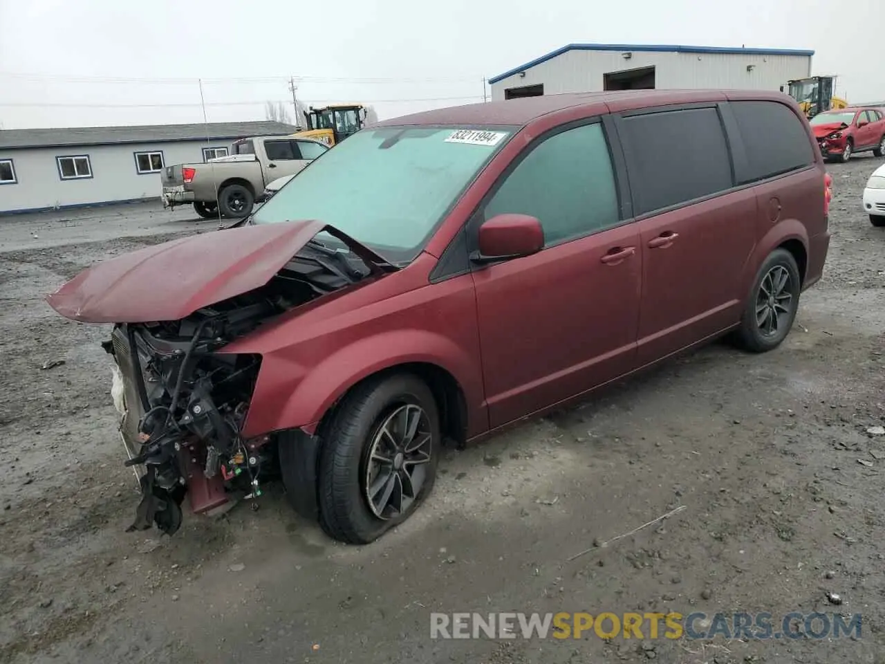 1 fotografías del automóvil dañado 2C4RDGEGXKR578738 DODGE CARAVAN 2019