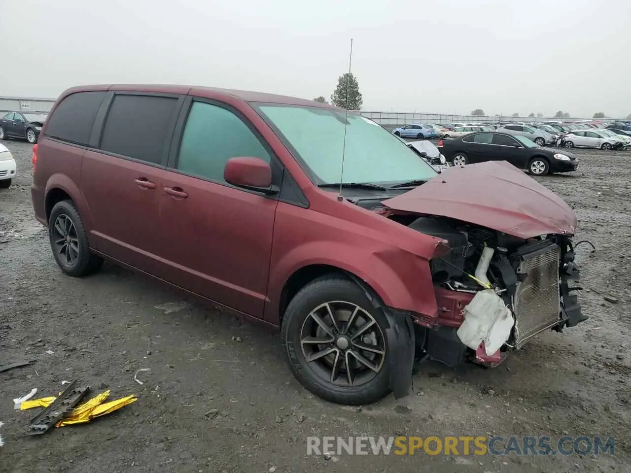4 fotografías del automóvil dañado 2C4RDGEGXKR578738 DODGE CARAVAN 2019
