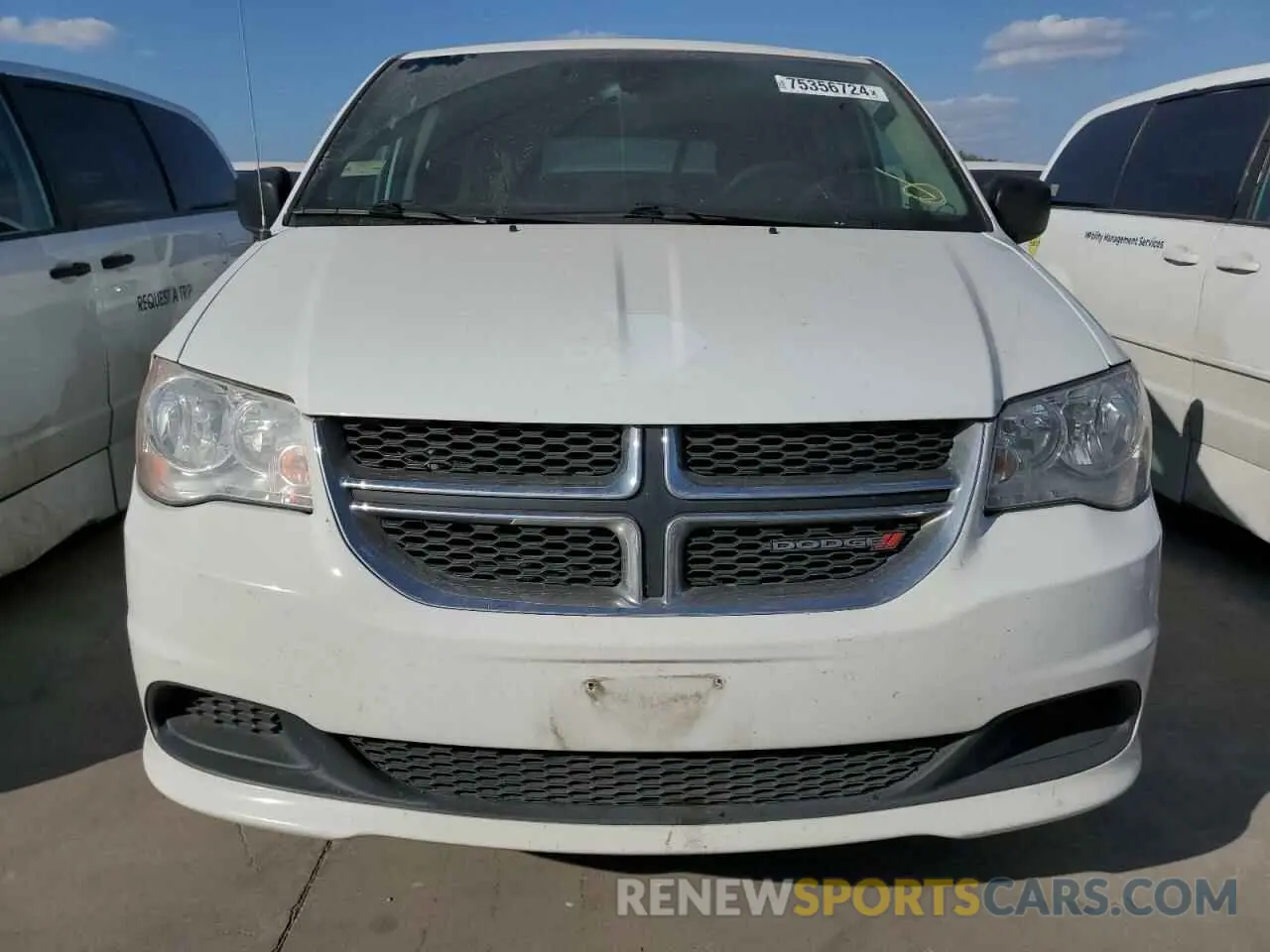5 fotografías del automóvil dañado 2C7WDGBG1KR699720 DODGE CARAVAN 2019
