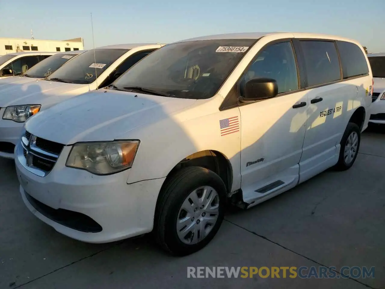 1 fotografías del automóvil dañado 2C7WDGBG4KR699730 DODGE CARAVAN 2019