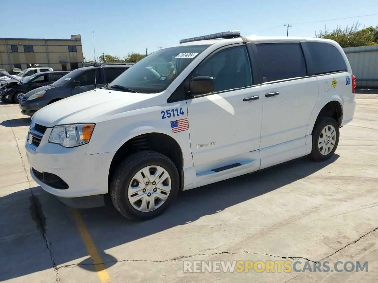 1 fotografías del automóvil dañado 2C7WDGBG4KR745203 DODGE CARAVAN 2019