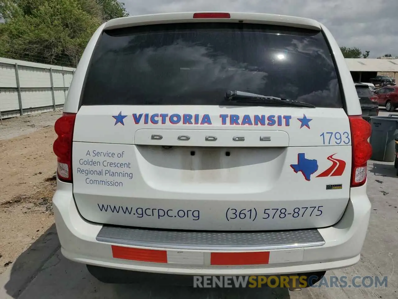 6 fotografías del automóvil dañado 2C7WDGBG6KR683769 DODGE CARAVAN 2019
