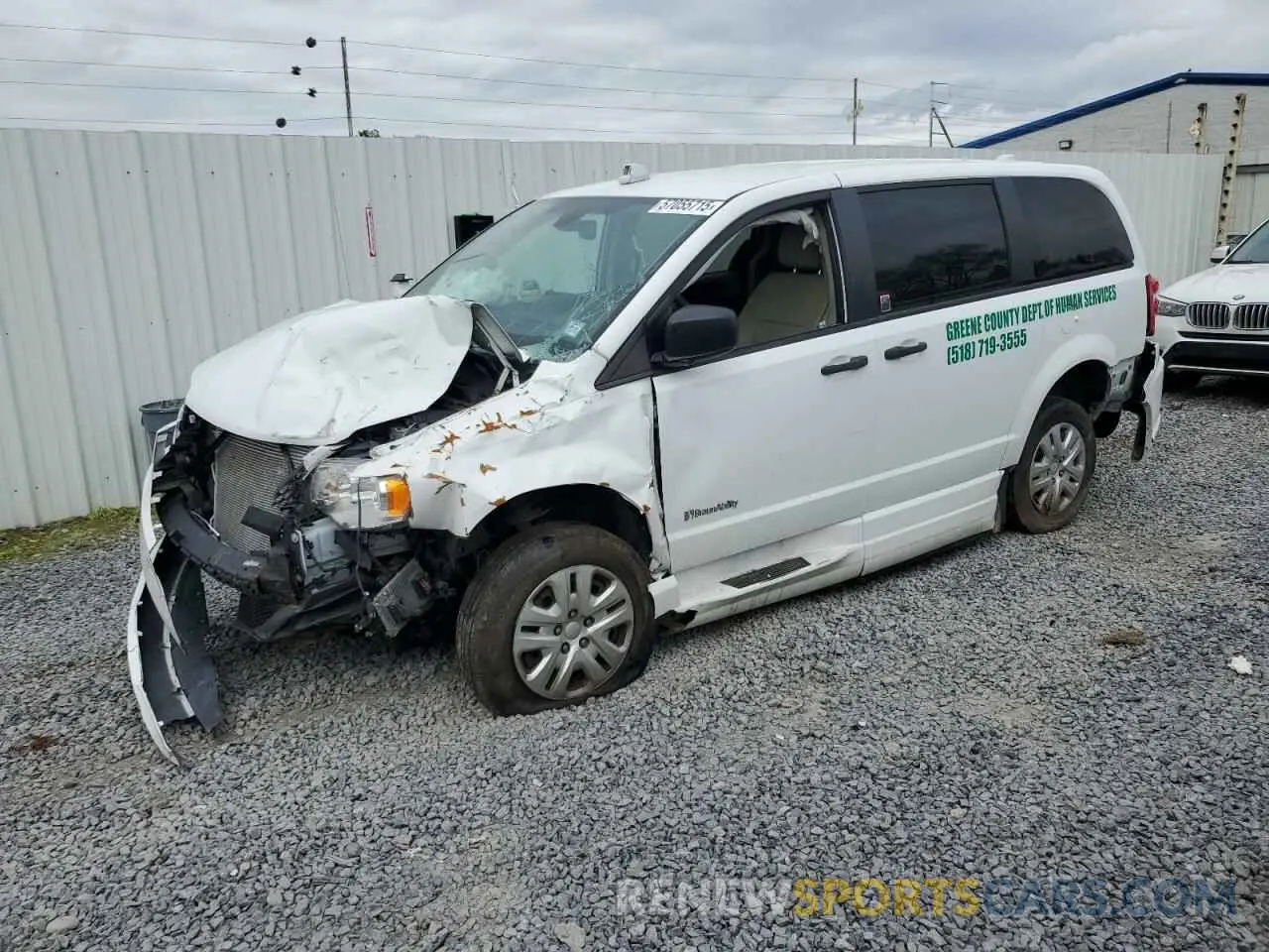 1 fotografías del automóvil dañado 2C7WDGBG6KR808382 DODGE CARAVAN 2019