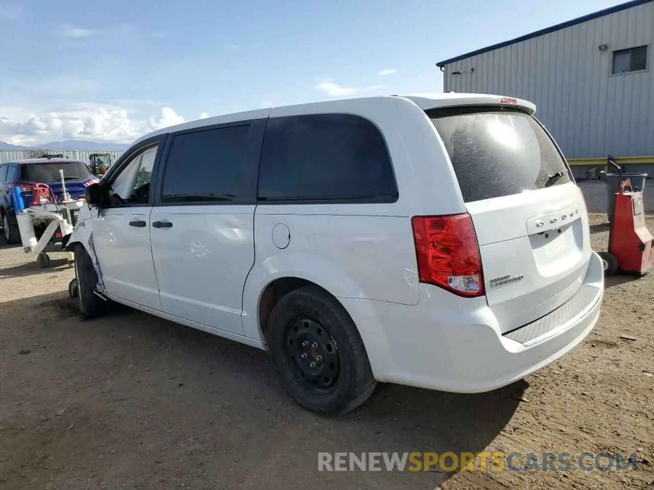 2 fotografías del automóvil dañado 2C4RDGBGXLR221811 DODGE CARAVAN 2020