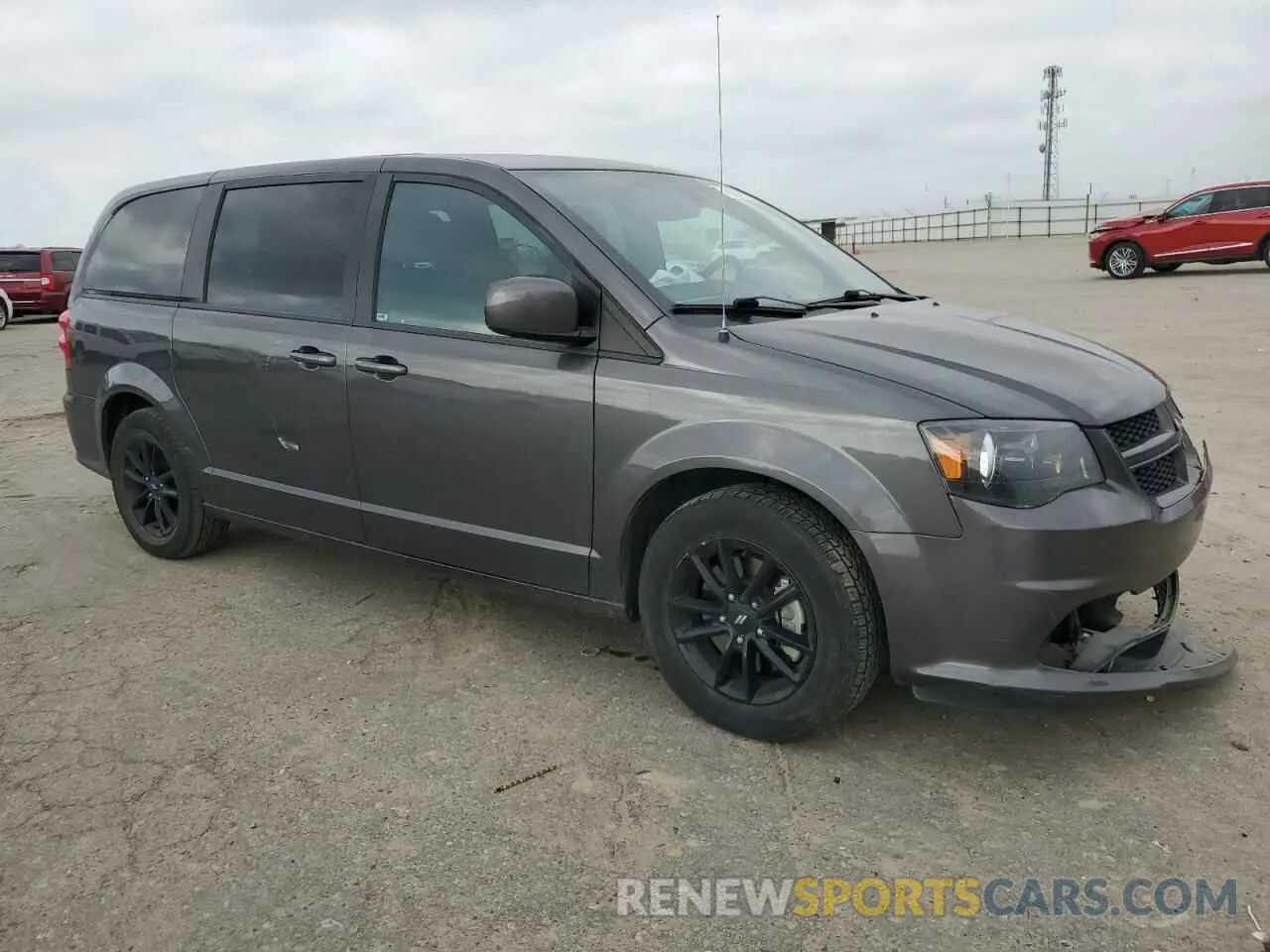4 fotografías del automóvil dañado 2C4RDGEG0LR188779 DODGE CARAVAN 2020