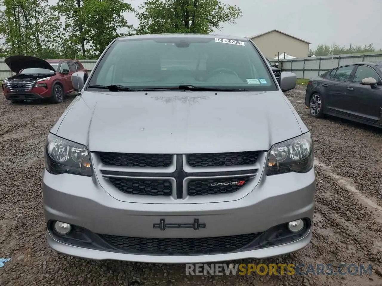 5 fotografías del automóvil dañado 2C4RDGEG4LR160046 DODGE CARAVAN 2020