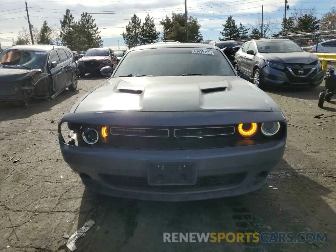 5 fotografías del automóvil dañado 2C3CDZAG1KH629657 DODGE CHALLENGER 2019