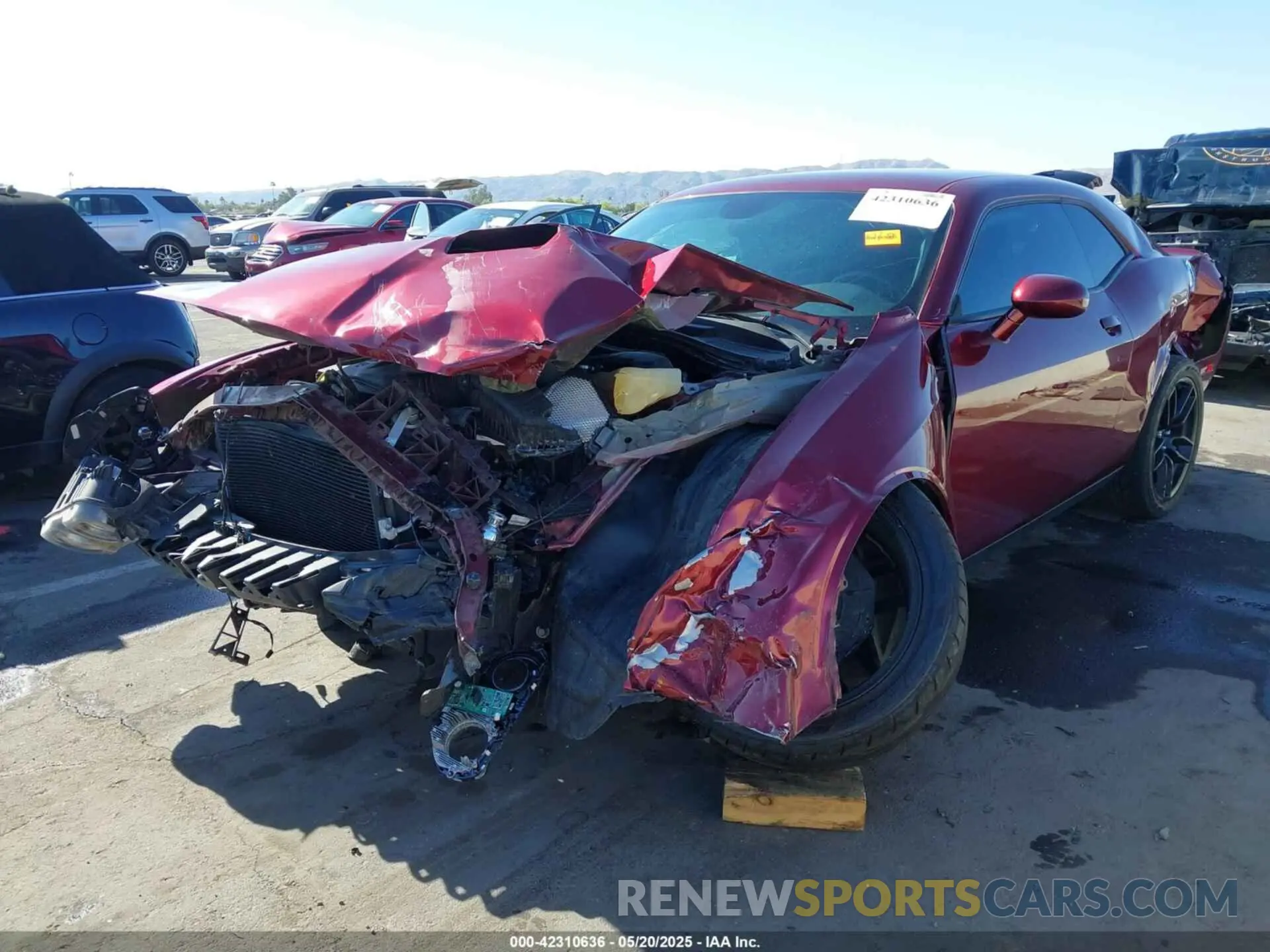 6 fotografías del automóvil dañado 2C3CDZAG3KH744129 DODGE CHALLENGER 2019
