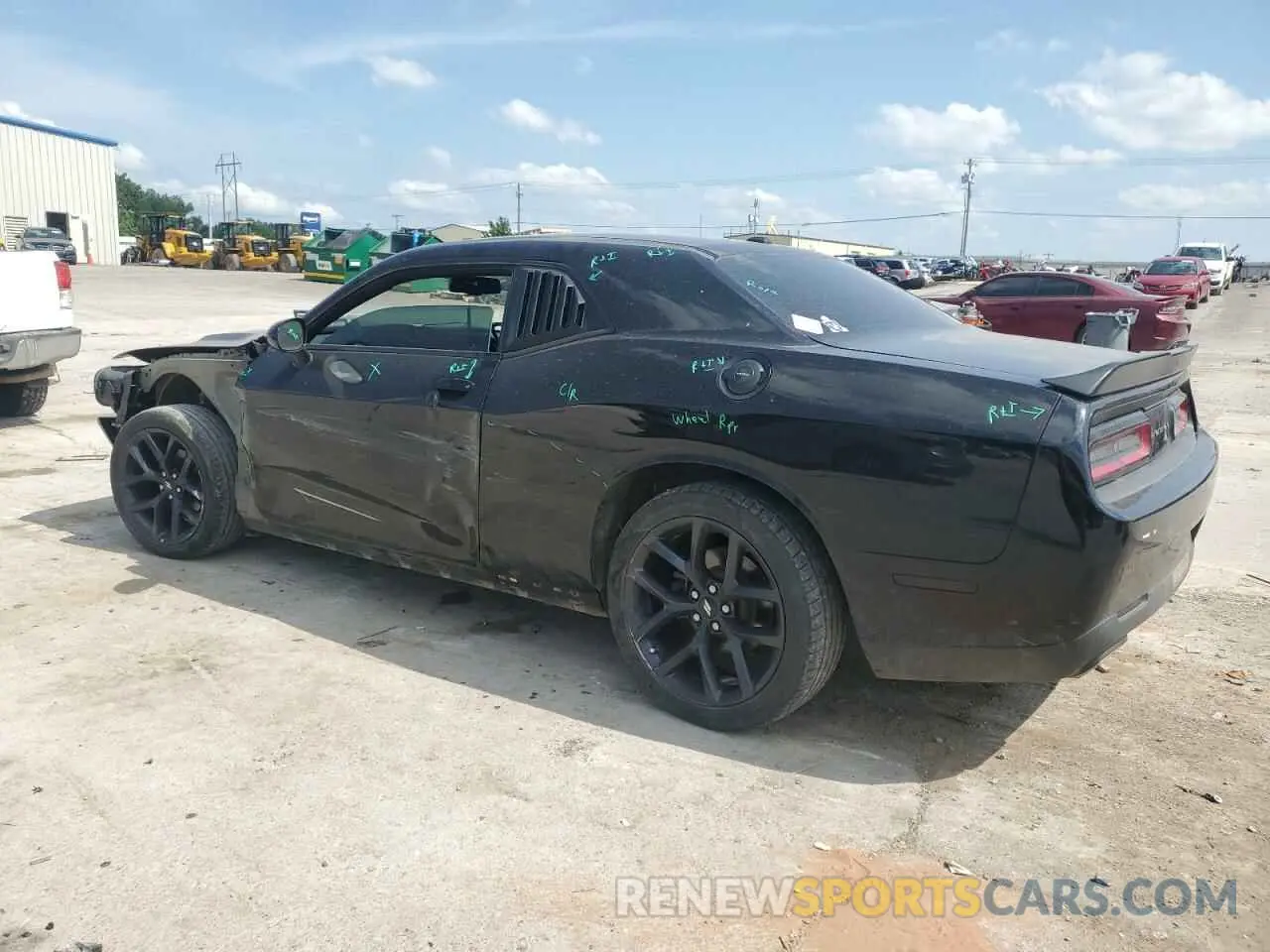 2 fotografías del automóvil dañado 2C3CDZAG4KH521582 DODGE CHALLENGER 2019
