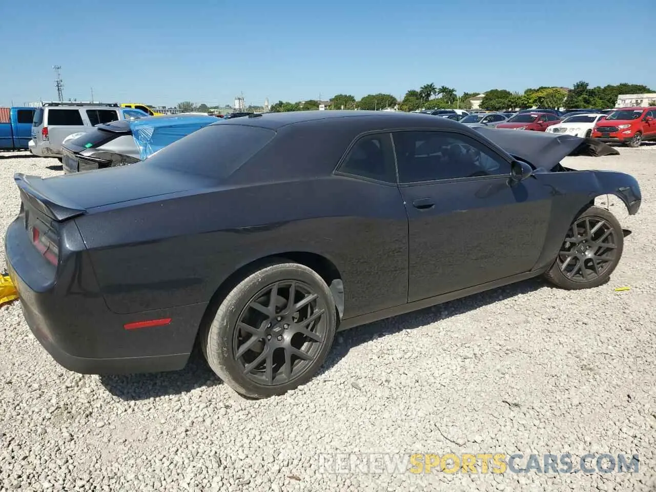 3 fotografías del automóvil dañado 2C3CDZAG6KH674237 DODGE CHALLENGER 2019