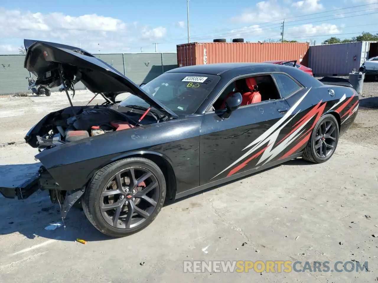 1 fotografías del automóvil dañado 2C3CDZAG6KH739653 DODGE CHALLENGER 2019