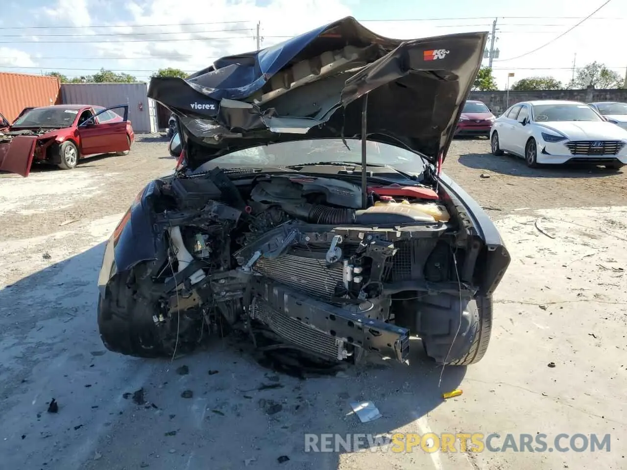 5 fotografías del automóvil dañado 2C3CDZAG6KH739653 DODGE CHALLENGER 2019
