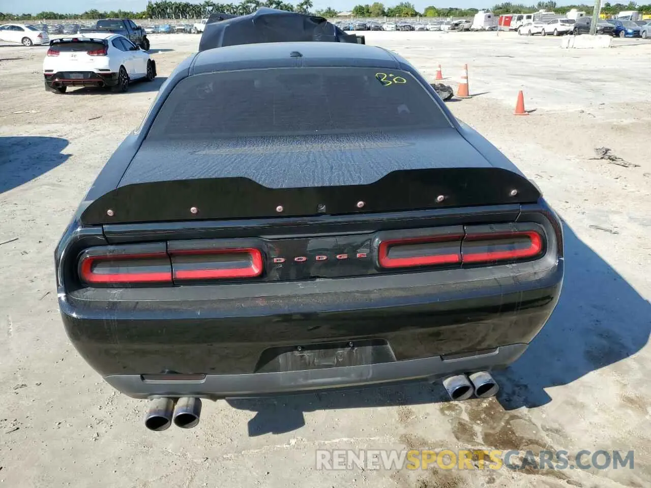 6 fotografías del automóvil dañado 2C3CDZAG6KH739653 DODGE CHALLENGER 2019