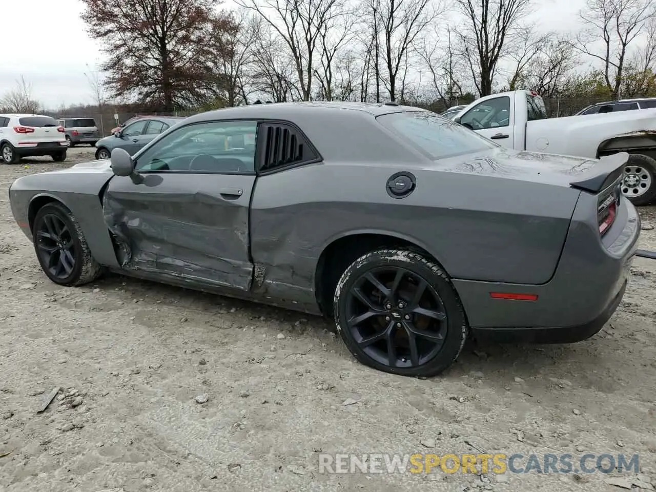 2 fotografías del automóvil dañado 2C3CDZAG7KH614628 DODGE CHALLENGER 2019
