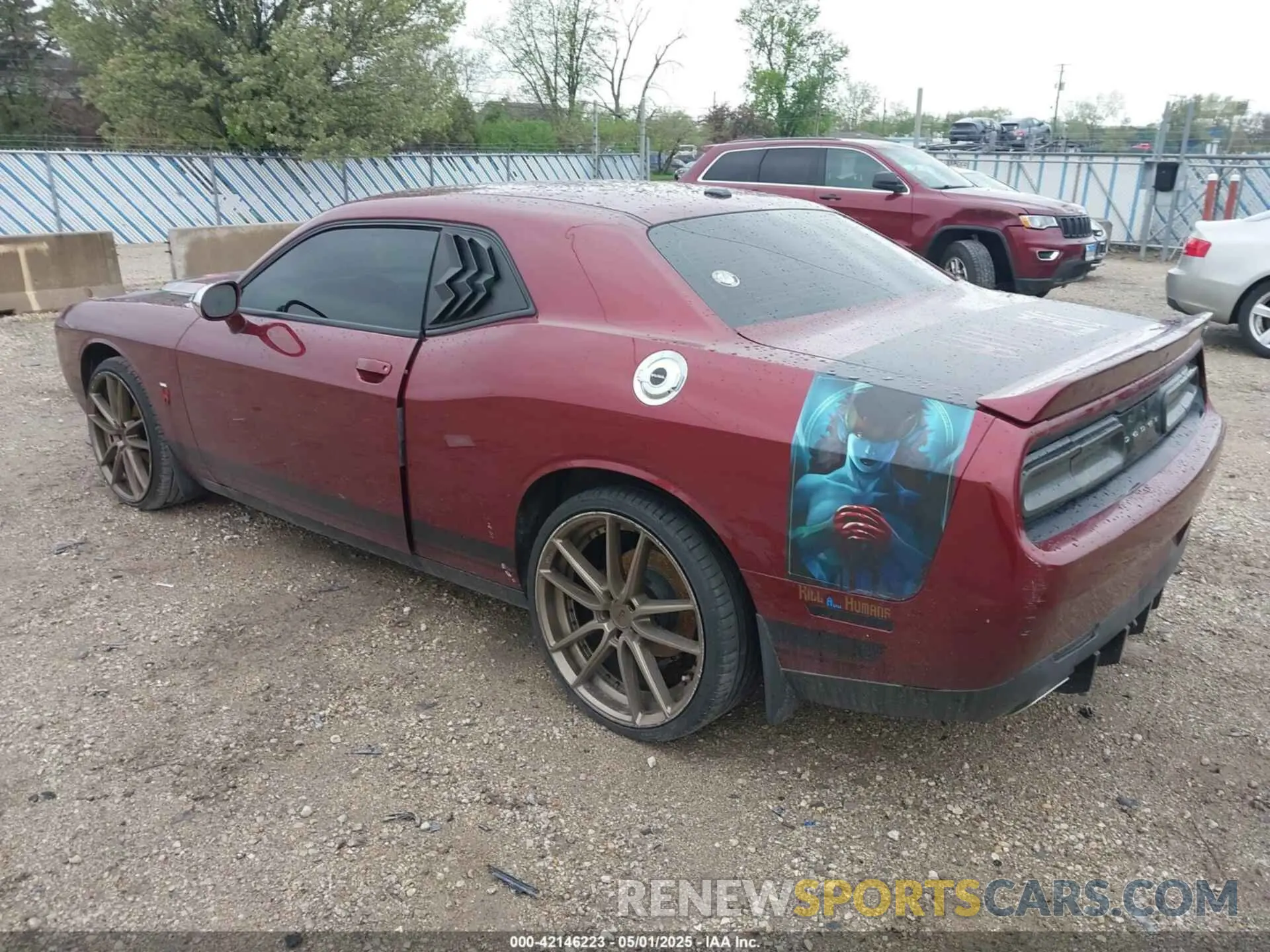 3 fotografías del automóvil dañado 2C3CDZAG7KH620445 DODGE CHALLENGER 2019
