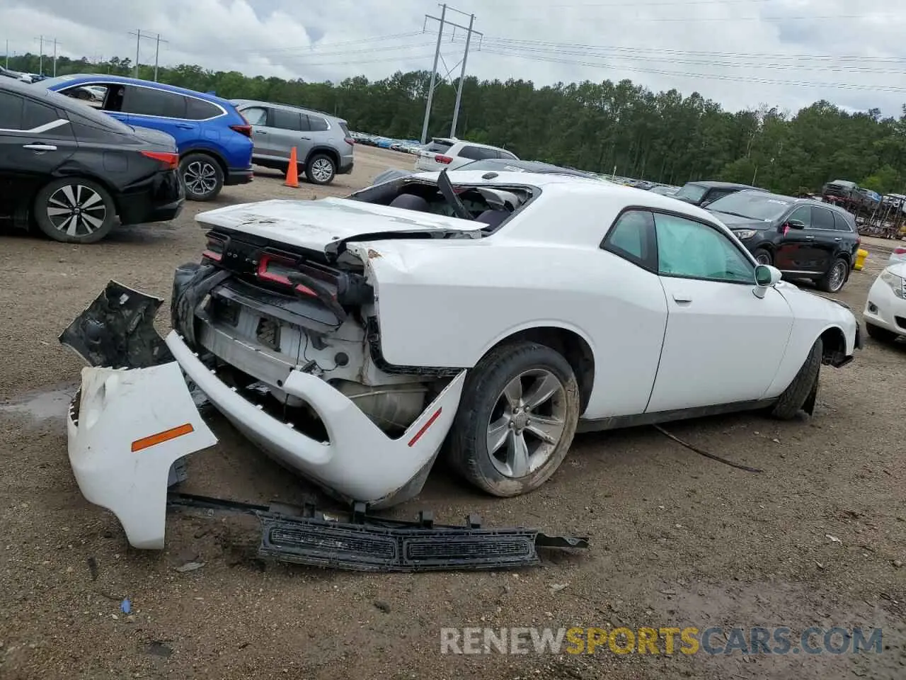 3 fotografías del automóvil dañado 2C3CDZAG8KH714592 DODGE CHALLENGER 2019