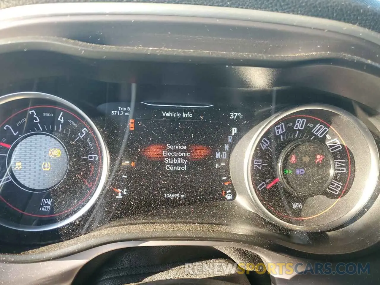 9 fotografías del automóvil dañado 2C3CDZAG9KH731935 DODGE CHALLENGER 2019