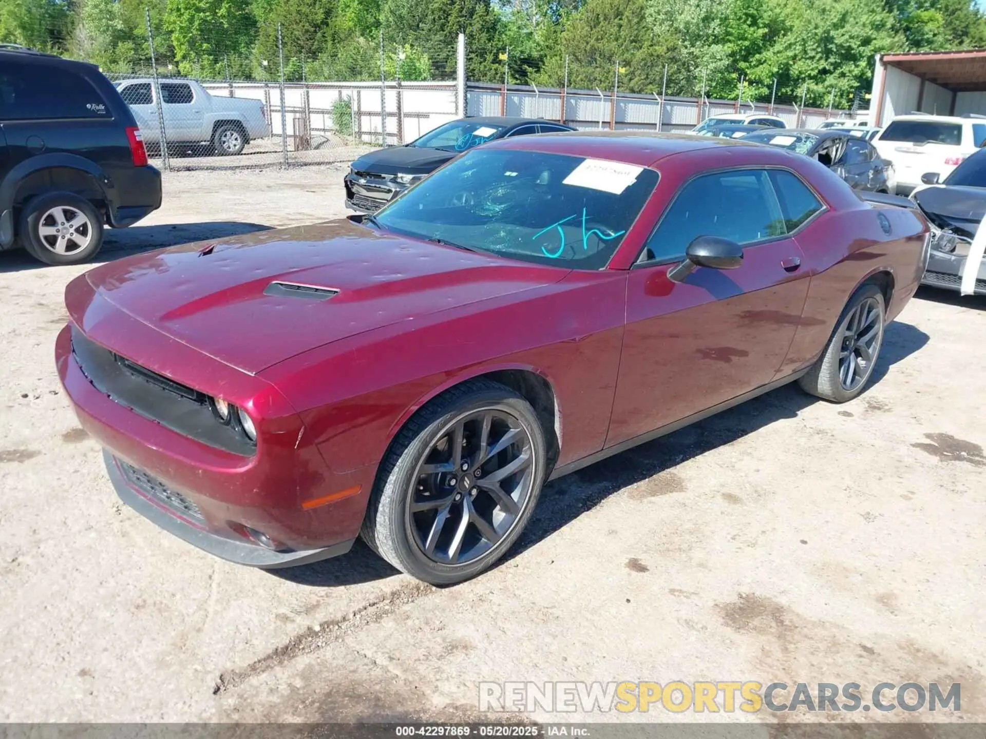2 fotografías del automóvil dañado 2C3CDZAGXKH504141 DODGE CHALLENGER 2019