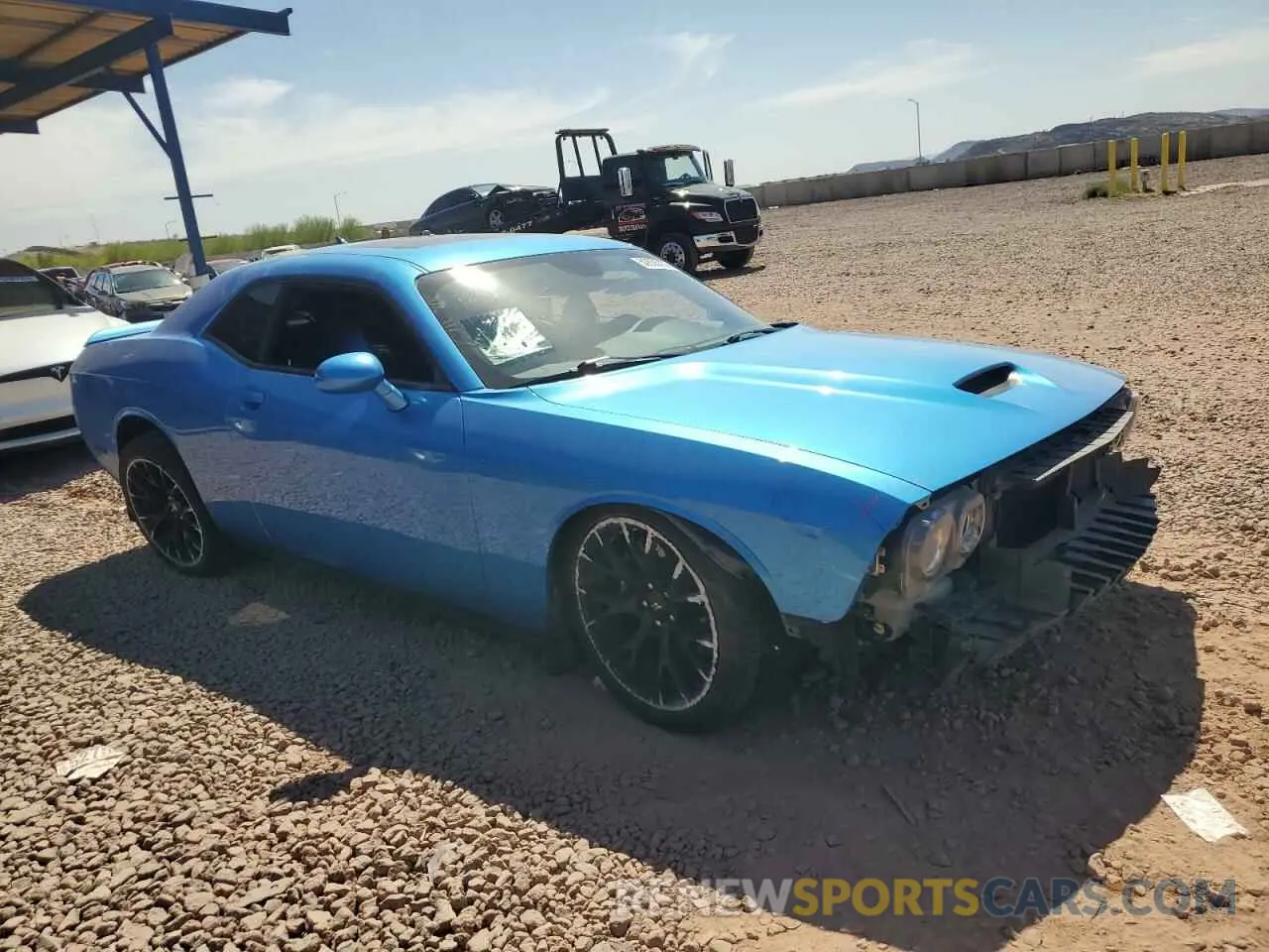 4 fotografías del automóvil dañado 2C3CDZBT0KH729244 DODGE CHALLENGER 2019